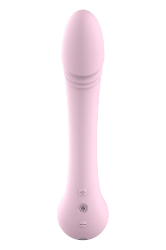 Вибратор вагинальный и для стимуляции точки G розового цвета Dream Toys Amour Lea - 3