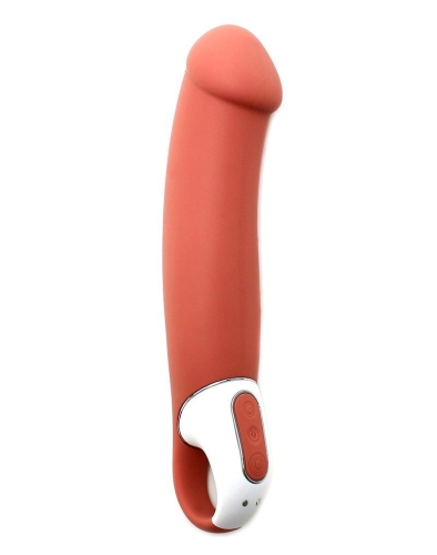 Вибратор вагинальный силиконовый водонепроницаемый оранжевый Satisfyer Vibes Master 12 режимов работы - 1