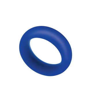 Ерекційне кільце синього кольору Zolo EXTRA thick cock ring
