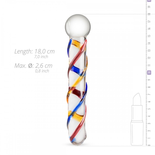 Фаллоимитатор стеклянный EasyToys Glass Dildo No.10 - 2
