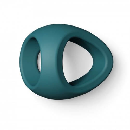 Ерекційне кільце подвійне для пеніса і яєць зелене Love To Love FLUX RING - 5