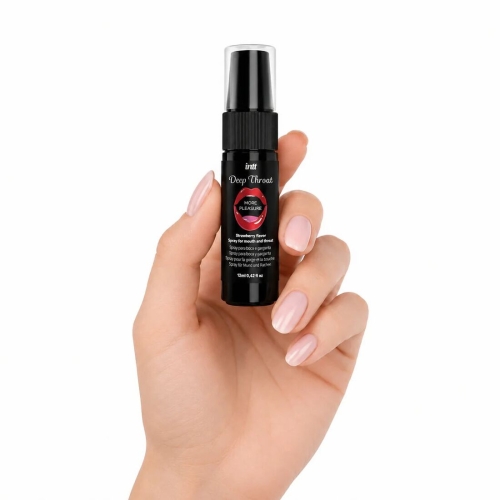 Спрей для глубокого минета с клубничным вкусом Intt Deep Throat Oral Spray Strawberry 12 мл - 4