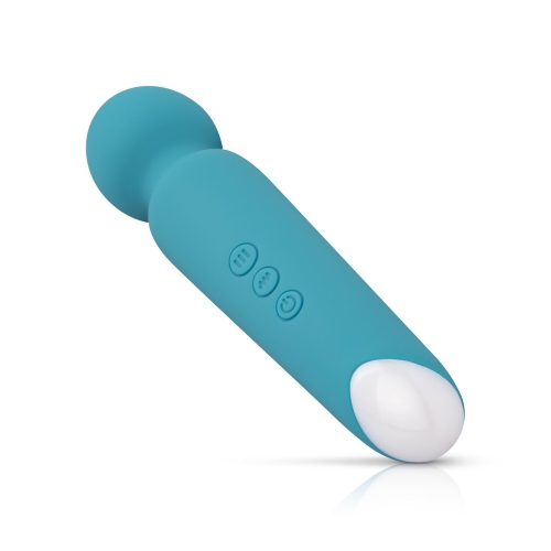 Вібромасажер для ерогенних зон Cala Azul - Maria I Wand Vibrator блакитний - 4