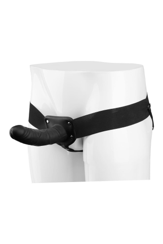 Страпон-фаллопротез з вібрацією і пультом ДУ для чоловіків BLAZE VIBRATING HOLLOW STRAP-ON - 1
