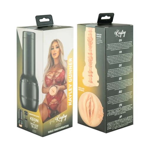 Мастурбатор вагина телесного цвета порноактрисы Kayley Gunner Kiiroo Feel - 6