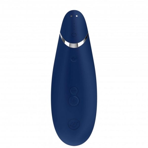 Бесконтактный вакуумный клиторальный стимулятор синий Womanizer Premium - 3