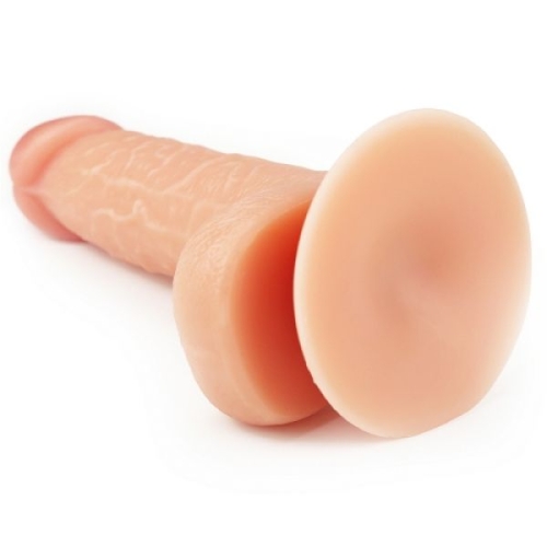 Фаллоимитатор на присоске реалистичный телесного цвета 7 The Ultra Soft Dude - 3