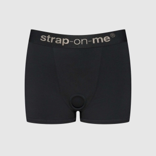 Шорты для страпона черные Strap-On-Me Harness Lingerie Allure размер L