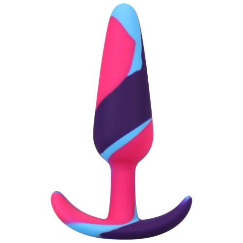 Набір анальних пробок різнокольорових Doc Johnson Mood Naughty 1 Kaleidoscope Trainer Set - 4