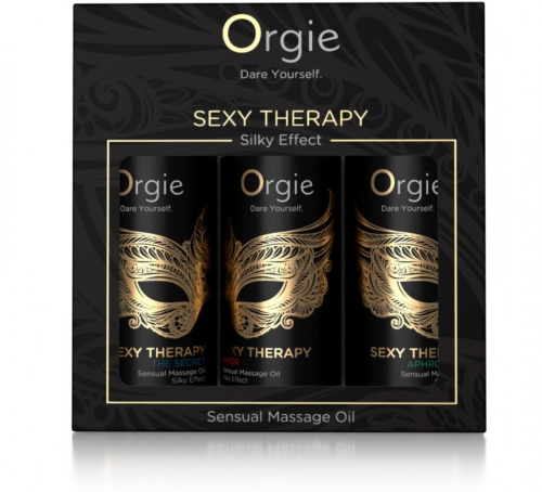 Мини коллекция массажных ароматных масел Orgie Sexy Therapy 3 штуки по 30 мл - 1