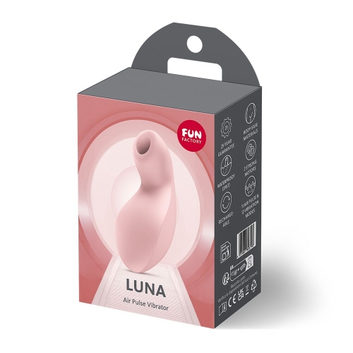 Вакуумний стимулятор рожевий Fun Factory Luna Soft - 7