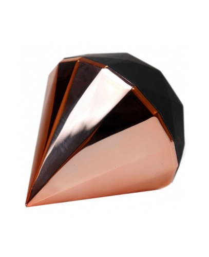 Вакуумный стимулятор для клитора цвета розового золота Boss series Diamond - 2