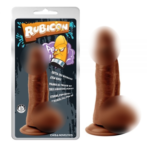 Фаллоимитатор на присоске коричневого цвета Chisa Mighty Ravage Penis - 1