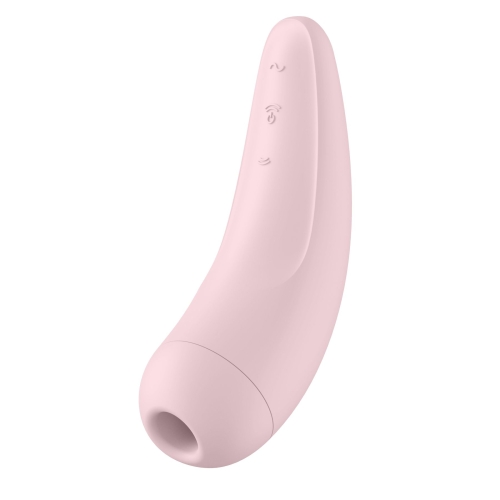 Вакуумный клиторальный стимулятор смарт Satisfyer Curvy 2+ Pink - 5