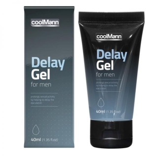 Гель для отсрочки оргазма с легким охлаждающим эффектом Cobeco Pharma CoolMann Delay Gel 40мл