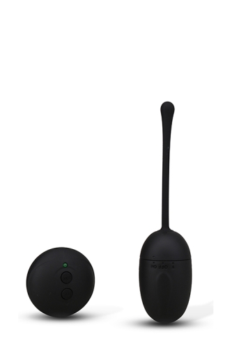 Виброяйцо для вагинальной стимуляции на пульте ДУ черное REMOTE CONTROL EGG - 1