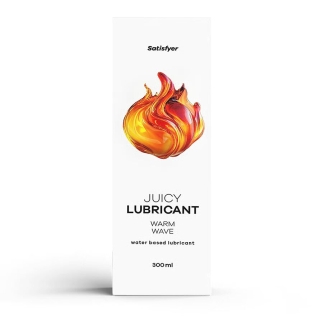 Лубрикант с разогревающим эффектом на водной основе Satisfyer Juicy Lubricant Warm Wave 300 мл