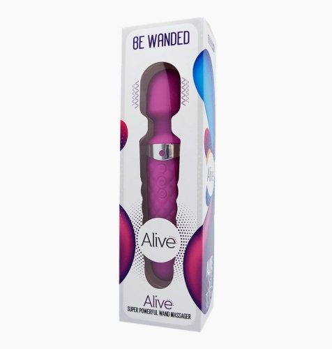 Вибромассажер микрофон фиолетовый Alive Be Wanded - 2