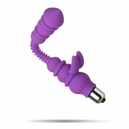 Вибромассажер для точки G гибкий фиолетовый Flexible - 3