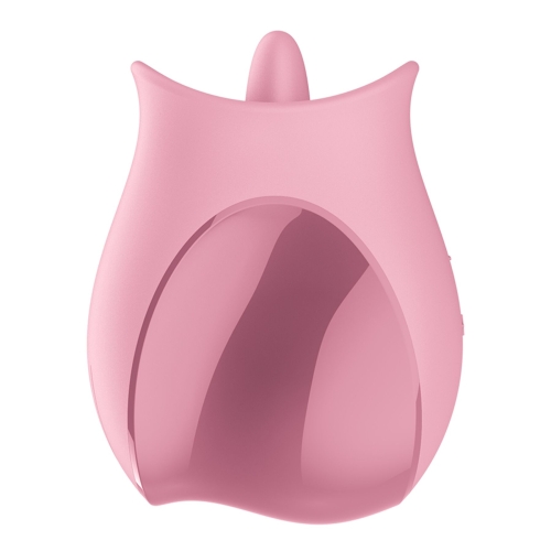 Клиторальный вибратор с подвижным язычком розовый Satisfyer Tongue Lover - 3