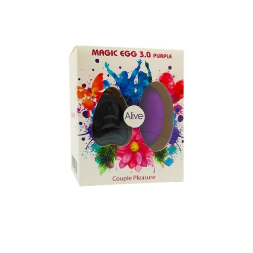 Віброяйце з пультом ДУ фіолетовий Alive Magic Egg 3.0 - 2
