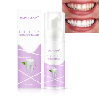 Зубна паста для відбілювання зубів OmyLady Teeth Whitening Mousse 60мл