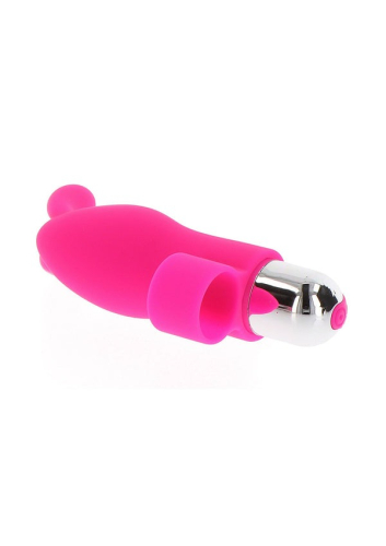 Вибратор на палец для клитора в виде кролика розовый Toy Joy Bunny Pleaser - 4