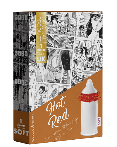 Презервативи EGZO Hot Red 1 шт - 1