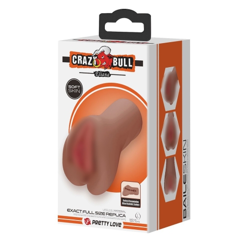 Мастурбатор вагіна бежевого кольору Lybaile Crazy Bull Eliana Latinos soft skin - 1