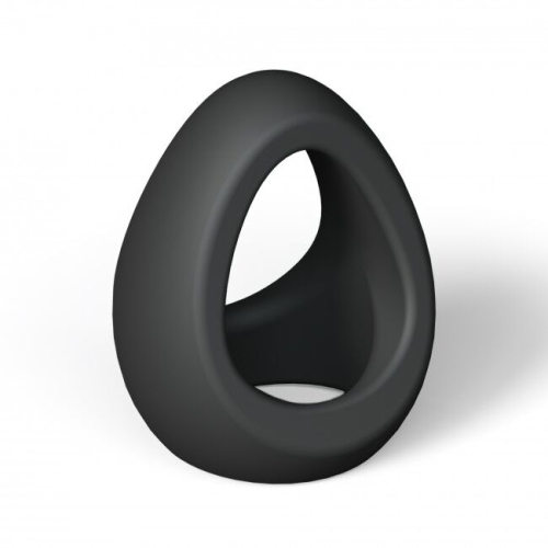 Ерекційне кільце подвійне для пеніса і мошонки чорне Love To Love FLUX RING - 1