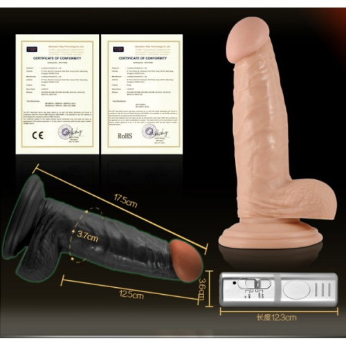 Вібратор на присоску Lovetoy Real Extreme 18 см - 3