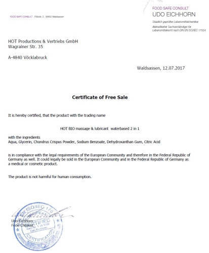 Масажний гель та лубрикант 2в1 HOT Bio Line 200 мл - 2