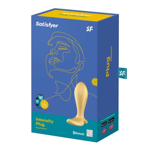 Анальний вібратор Satisfyer Intensity Plug золотий - 7