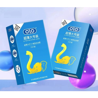 Презервативи ультратонкі латексні OLO Extra Large XL 10 шт