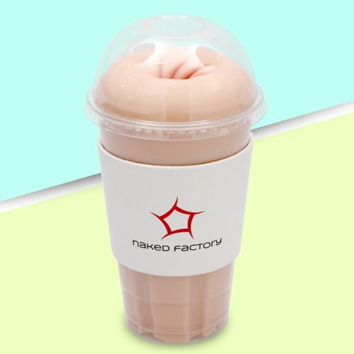 Мастурбатор-анус сквозной в колбе телесный Naked Factory Cup Sleeve A-4 - 8