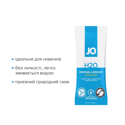 Лубрикант на водній основі 12 штук по 10 мл System JO Foil Display Box Original - 3