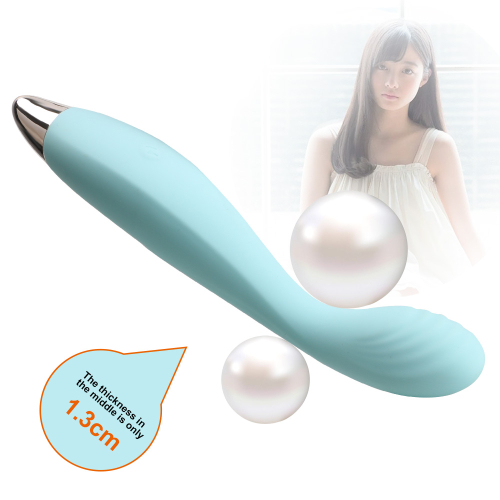 Вагінальний вібратор та для точки G блакитний Blue massager Flamingo - 4