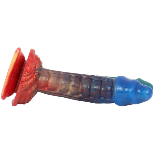 Фаллоимитатор двойной для фистинга Tenacious Double Dildo Ambilight цветной - 3