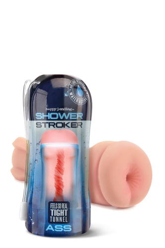 Мастурбатор анус телесного цвета Happy ending Shower stroker self lubricating Аss - 1