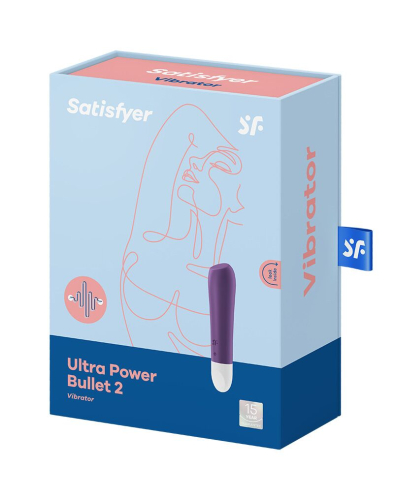 Вібратор для клітора фіолетовий Satisfyer Ultra Power Bullet 2 - 6