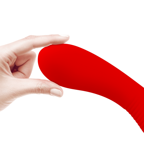 Вибратор вагинально клиторальный красного цвета Lybaile PRETTY LOVE Matt - 3