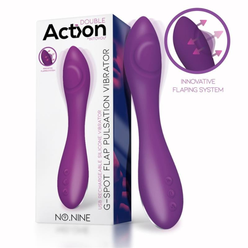 Вібратор Пульсатор для точки G фіолетового кольору Action No Nine g-spot - 1