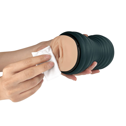 Мастурбатор Вагина в колбе телесного цвета Adrien Lastic Siltex Ultra - 11