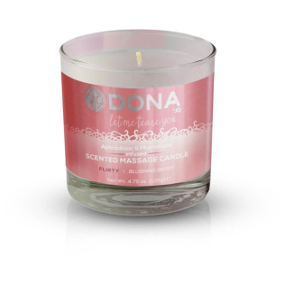 Свеча массажное масло с ароматом красной ягоды DONA Scented 135 гр