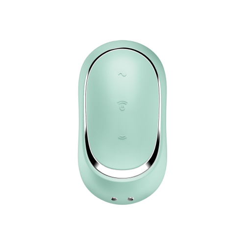Вибратор с вакуумной стимуляцией клитора мятного цвета Satisfyer Pro To Go 2 - 4