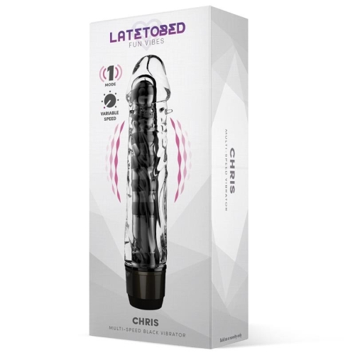 Вібратор вагінальний для жінок реалістичний чорний Latetobed ​​Chris Multi-speed Vibe - 2