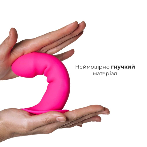 Дилдо силиконовый розовый с присоской Adrien Lastic Hitsens 2 - 6,5 inch - 3
