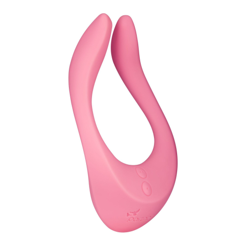 Вібратор для стимуляції точки G та клітора рожевий Satisfyer Partner Multifun 2 - 1