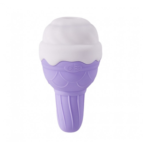 Вибратор для стимуляции клитора фиолетового цвета Cnt Ice Cream - 2