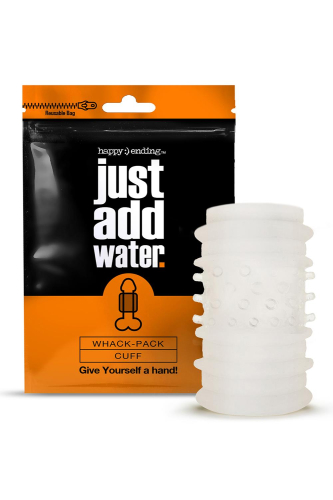 Мастурбатор для мужчин белого цвета Happy ending Just add water whack pack self lubricating cuff - 1